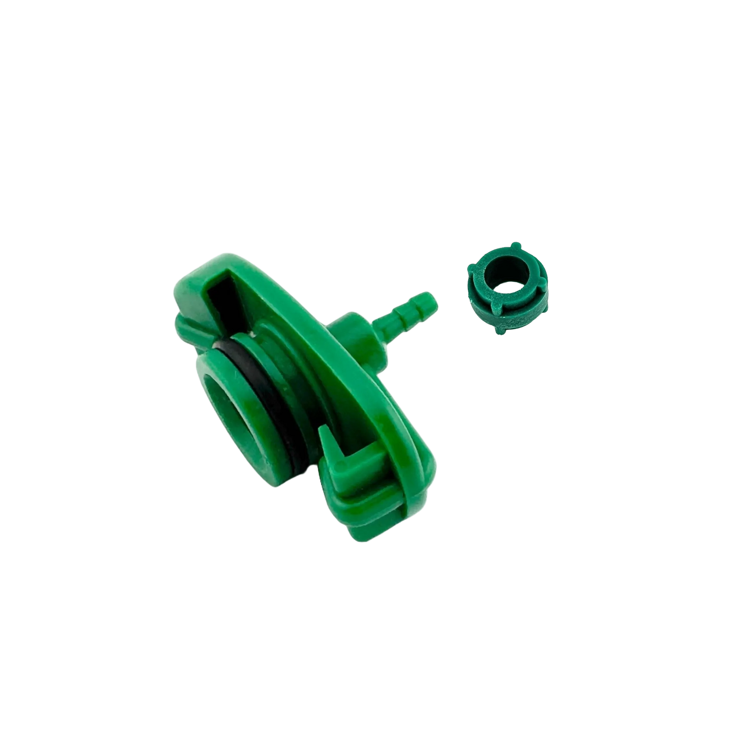 Industrial Syringe Barrel Pneumatic Adapter Head & Collet Locking Ring Set - 5cc 10cc 30cc 55cc