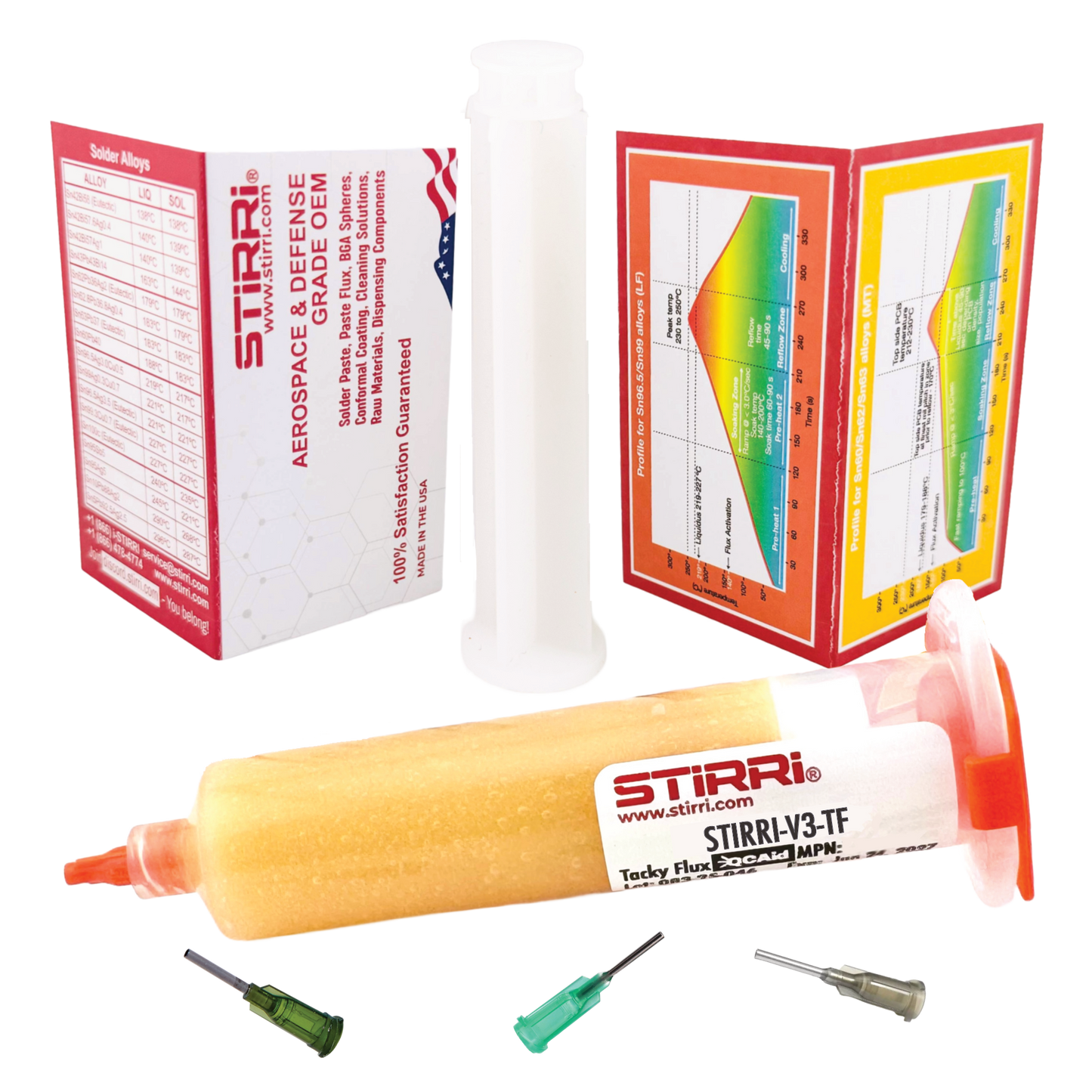 V3-TF – Universal No-Clean Tacky Flux with Halogen Booster (ROL0)