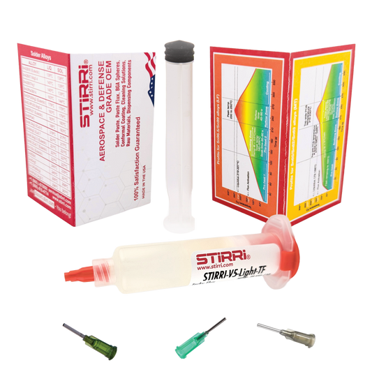 V5-Light-TF – Universal No-Clean Synthetic Halogen-Free Soldering Tacky Flux for Advanced Electronics (REL0)